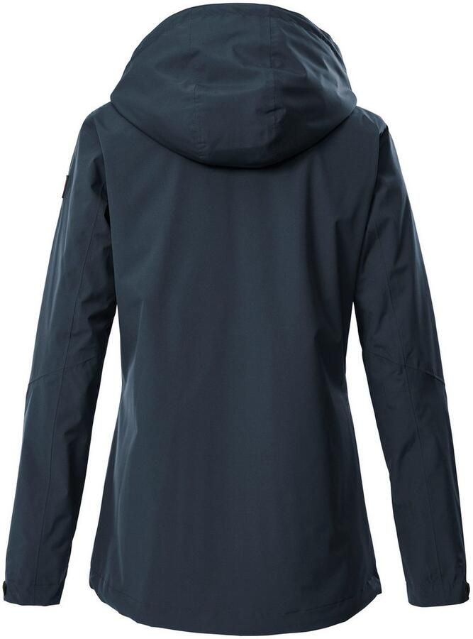 Killtec Outdoorjack Dames regenjas OOKS 1 Lichte water- en winddichte jas ademend afneembare capuchon - Foto 2