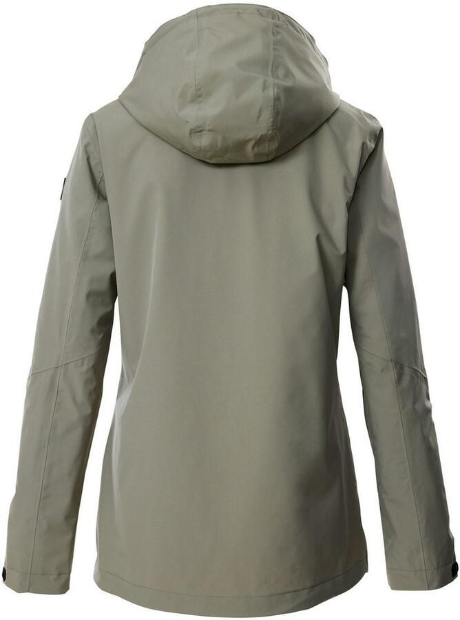 Killtec Outdoorjack Dames regenjas OOKS 1 Lichte water- en winddichte jas ademend afneembare capuchon - Foto 2