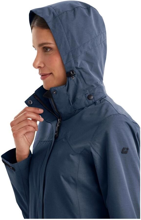 Killtec Outdoorjack Inkele Damesjas met afneembare capuchon wind- en waterdicht ademend - Foto 6