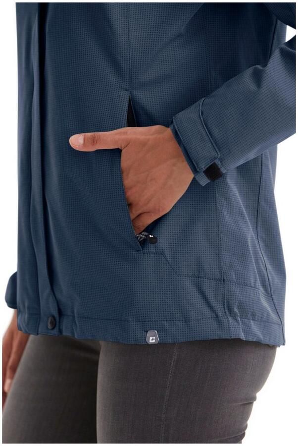Killtec Outdoorjack Inkele Damesjas met afneembare capuchon wind- en waterdicht ademend - Foto 4