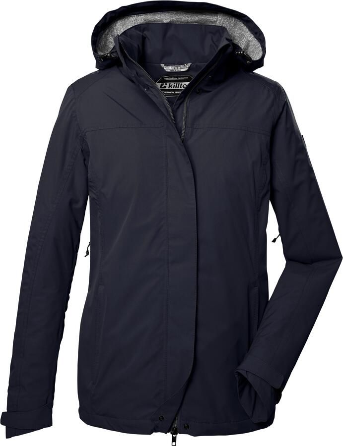 Killtec Outdoorjack KOS 11 WMN JCKT Waterdichte ademende damesjas met verstelbare capuchon - Foto 5
