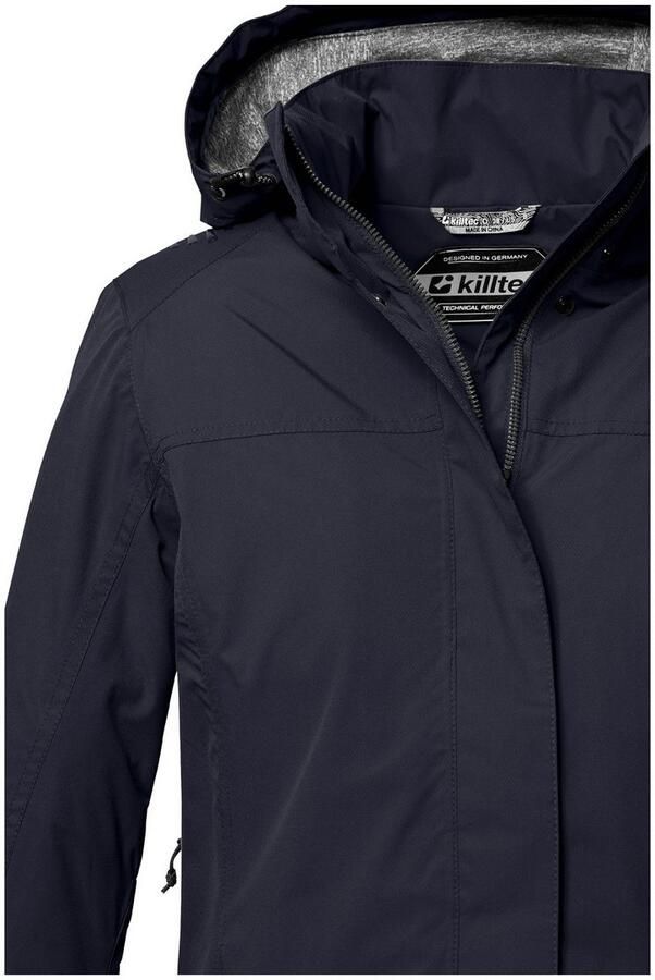 Killtec Outdoorjack KOS 11 WMN JCKT Waterdichte ademende damesjas met verstelbare capuchon - Foto 3
