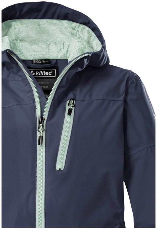 Killtec Outdoorjack KOS 208 GRLS JCKT Waterdichte kinderjas verstelbaar ritszakken kinbescherming - Foto 4