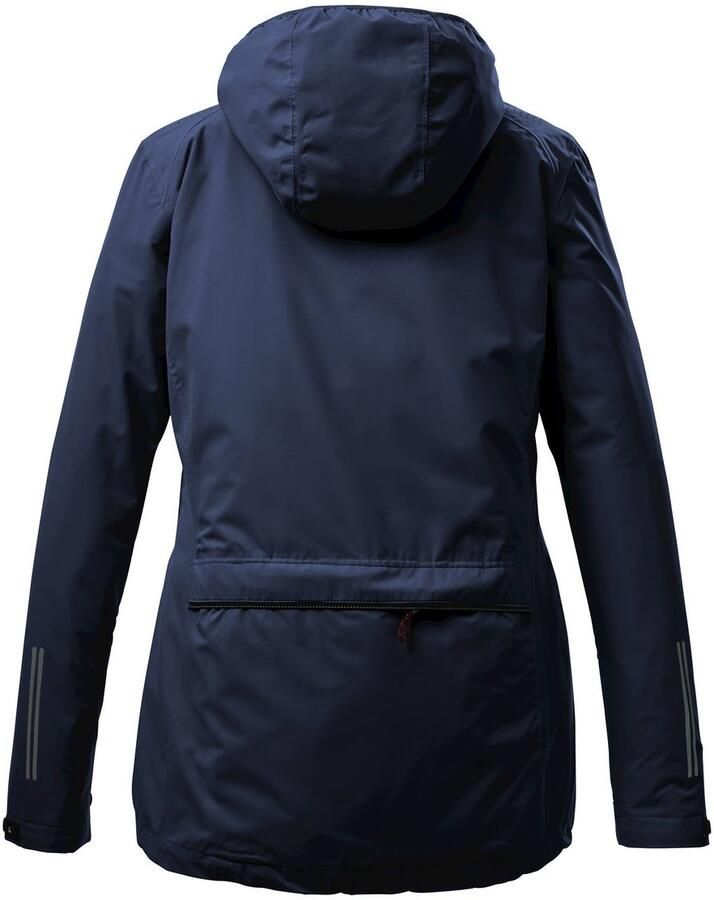 Killtec Outdoorjack KOS 25 WMN JCKT Lichte waterdichte ademende functionele jas met reflecties