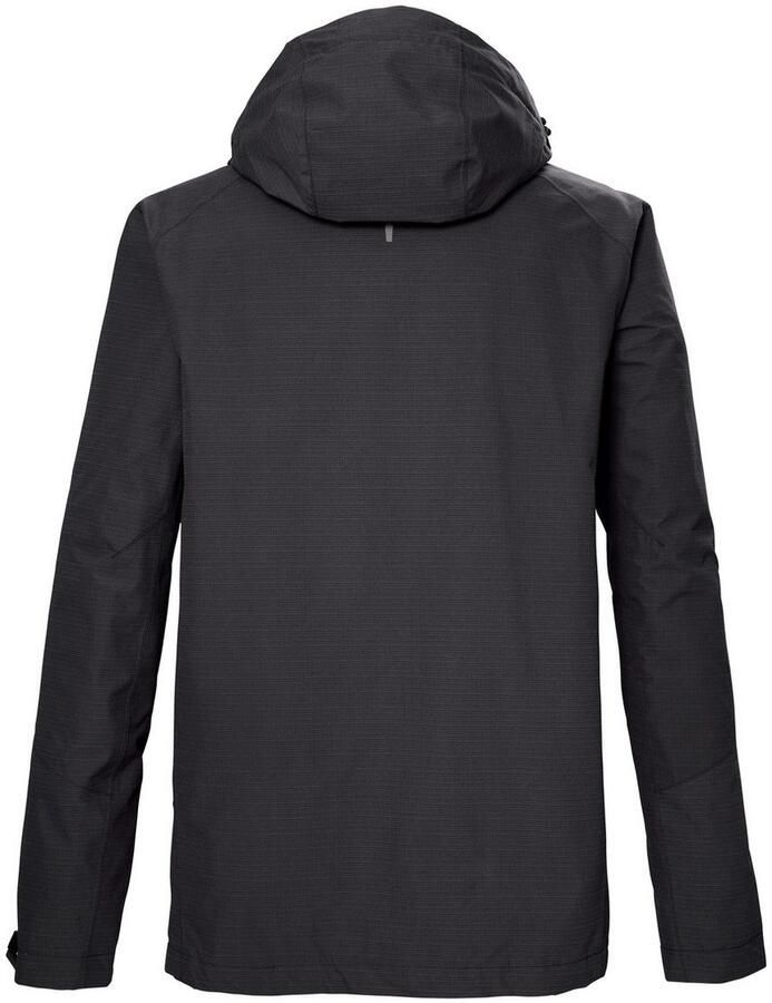 Killtec Outdoorjack KOS 256 MN JCKT_CARLEB Water- en winddichte herenjas ade d afneembare capuchon