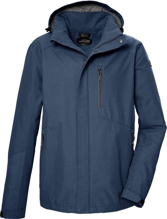 Killtec Outdoorjack KOS 256 MN JCKT Water- en winddichte herenjas ade d afneembare capuchon - Foto 2
