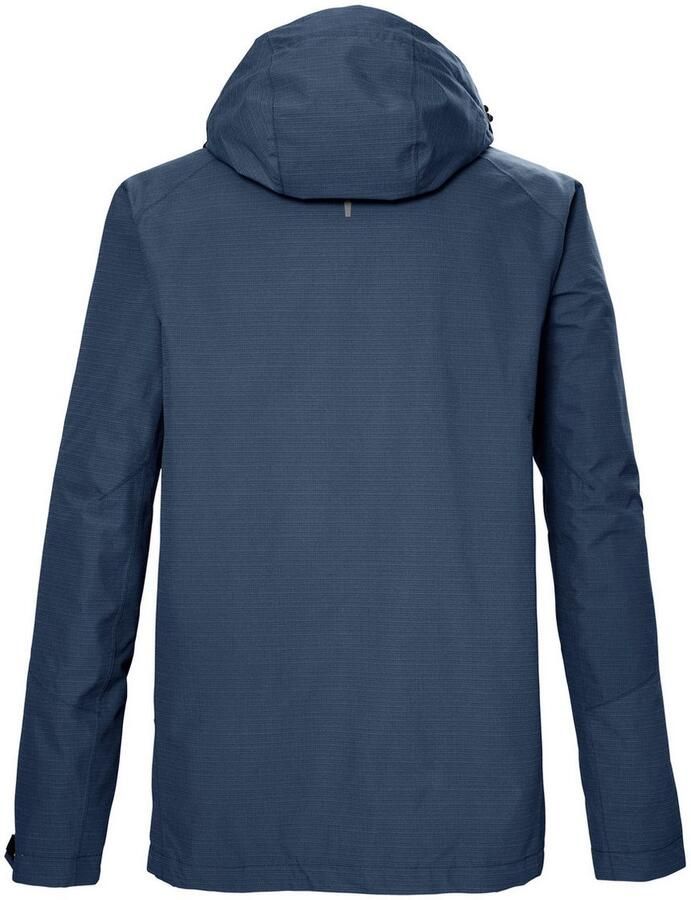 Killtec Outdoorjack KOS 256 MN JCKT Water- en winddichte herenjas ade d afneembare capuchon