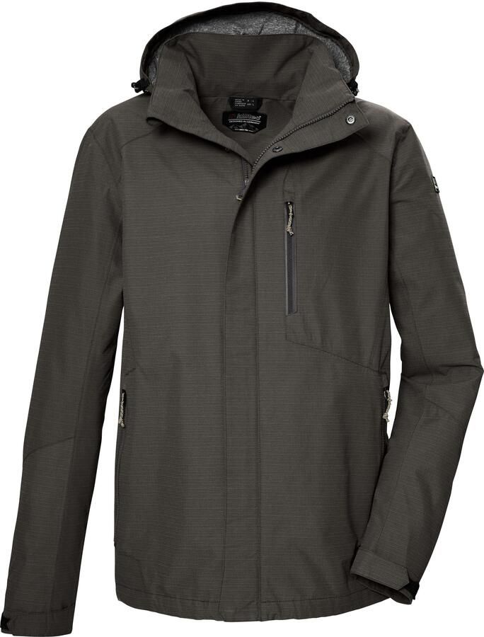 Killtec Outdoorjack KOS 256 MN JCKT Water- en winddichte herenjas ade d afneembare capuchon - Foto 2