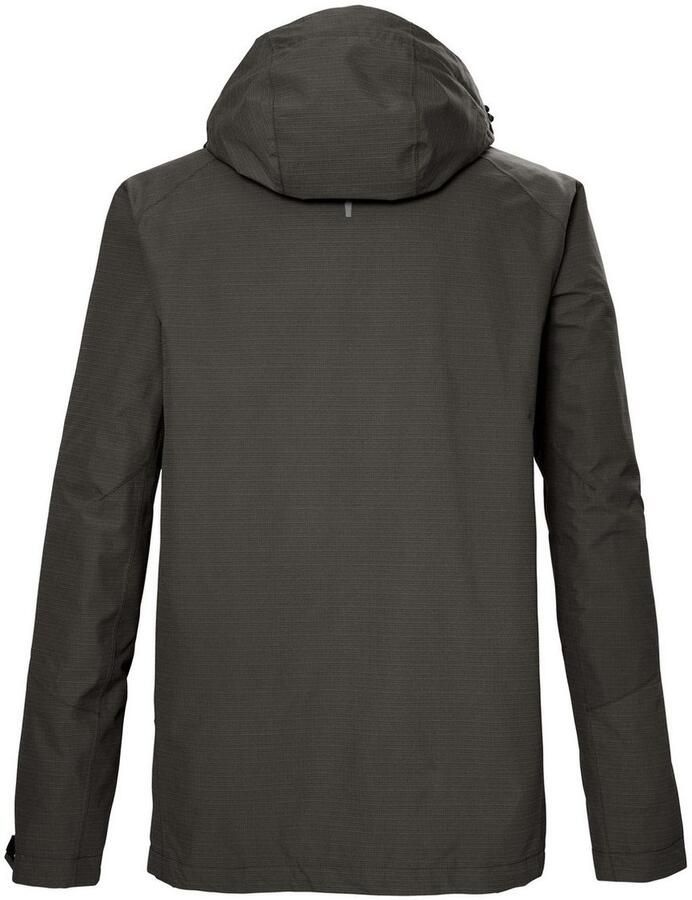 Killtec Outdoorjack KOS 256 MN JCKT Water- en winddichte herenjas ade d afneembare capuchon