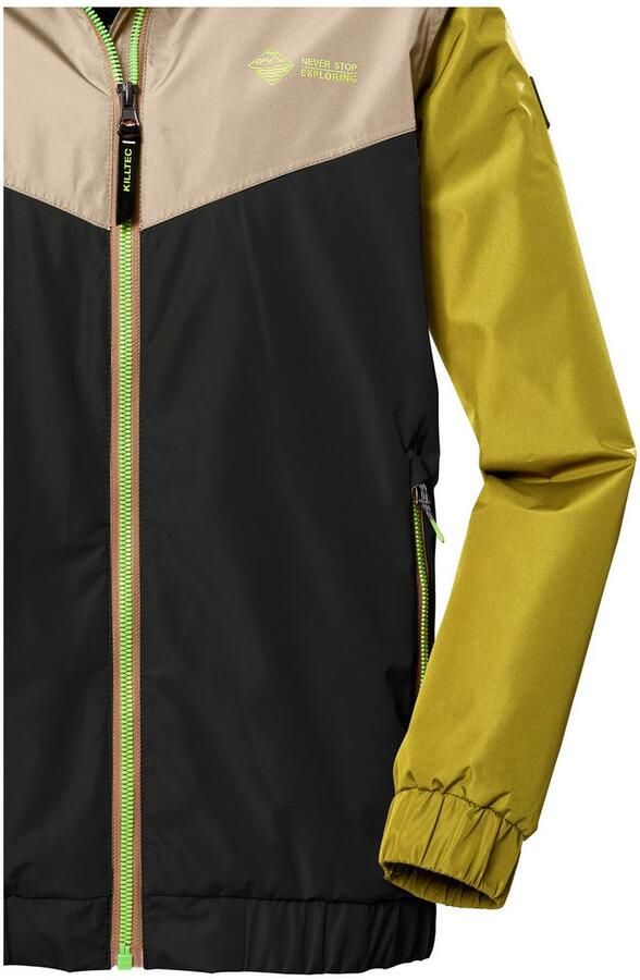 Killtec Outdoorjack KOS 288 BYS JCKT Waterdichte functionele jas met colourblock-design en capuchon - Foto 4