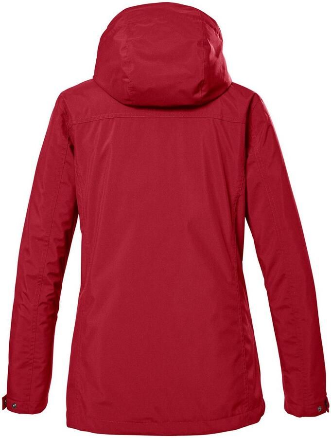 Killtec Outdoorjack KOS 42 WMN JCKT Water- u winddicht ademend capuchon afritsbaar mouw verstelbaar - Foto 2