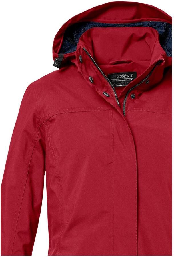 Killtec Outdoorjack KOS 42 WMN JCKT Water- u winddicht ademend capuchon afritsbaar mouw verstelbaar - Foto 3