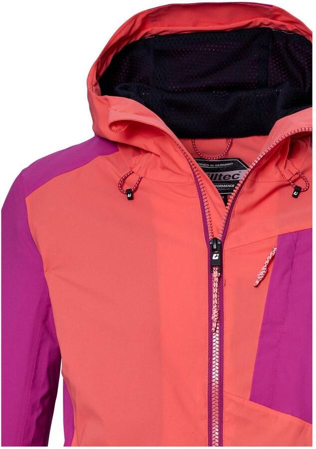 Killtec Outdoorjack KOS 83 WMN JCKT Damesjas: Colourblock waterdicht ademend - Foto 5