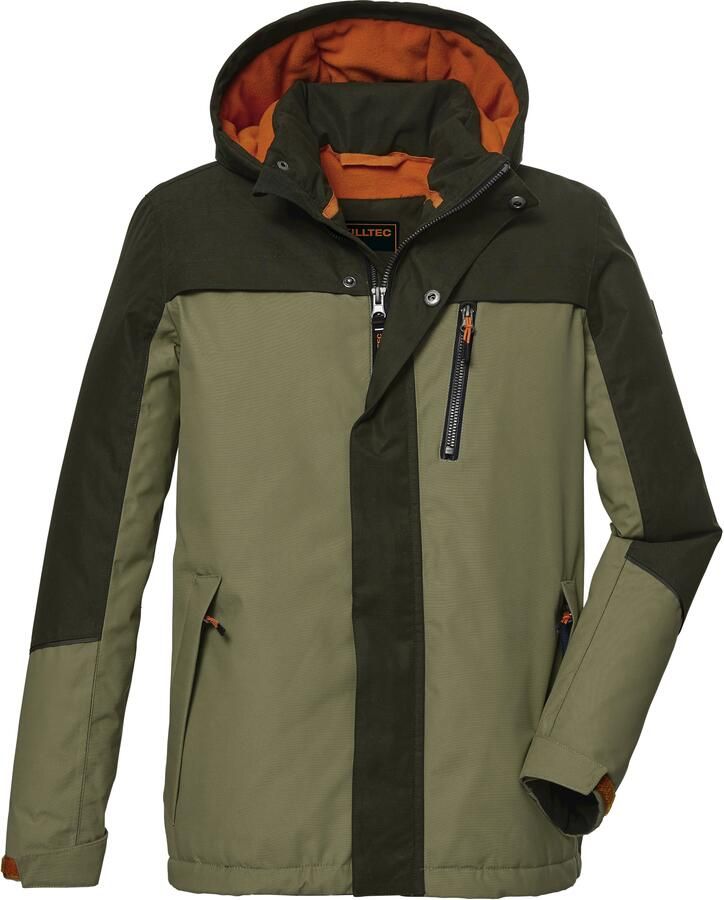 Killtec Outdoorjack KOW 133 BYS JCKT Waterdichte kinderjas met verstelbare capuchon en fleecevoering - Foto 2