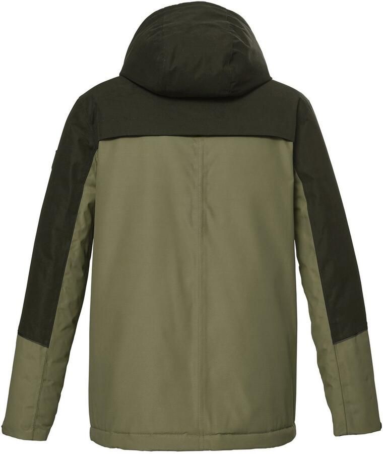 Killtec Outdoorjack KOW 133 BYS JCKT Waterdichte kinderjas met verstelbare capuchon en fleecevoering