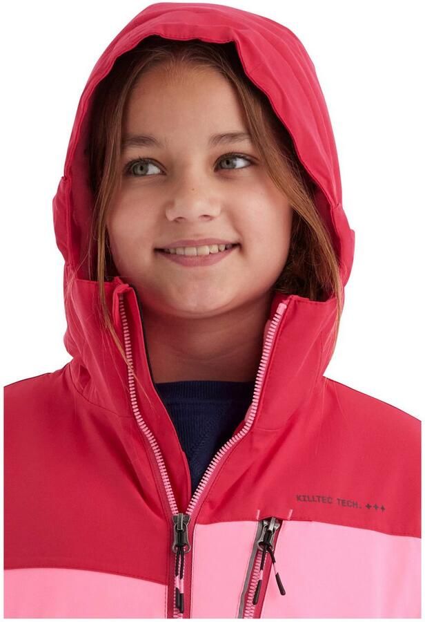 Killtec Outdoorjack KOW 170 GRLS JCKT Functionele jack met capuchon en sneeuwvang waterdicht - Foto 4