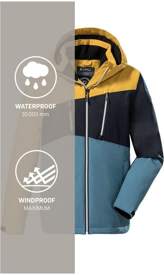 Killtec Outdoorjack KOW 204 BYS JCKT Waterdichte ade de winterjas met verstelbare capuchon - Foto 8