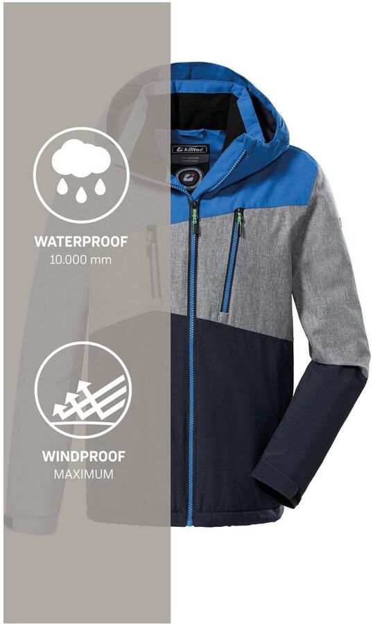 Killtec Outdoorjack KOW 204 BYS JCKT Waterdichte ade de winterjas met verstelbare capuchon - Foto 8