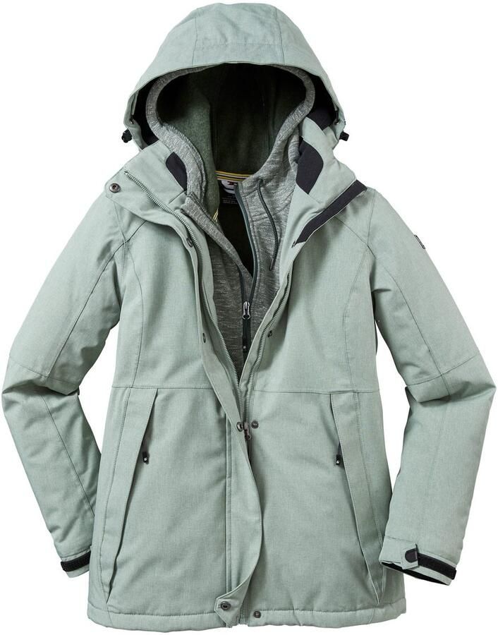 Killtec Outdoorjack KOW 37 WMN JCKT Waterdichte dames functionele jas met afneembare capuchon