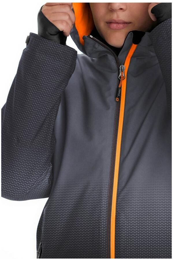 Killtec Outdoorjack Lynge BYS JCKT E Waterdichte functionele jas met sneeuwvanger en cool ontwerp