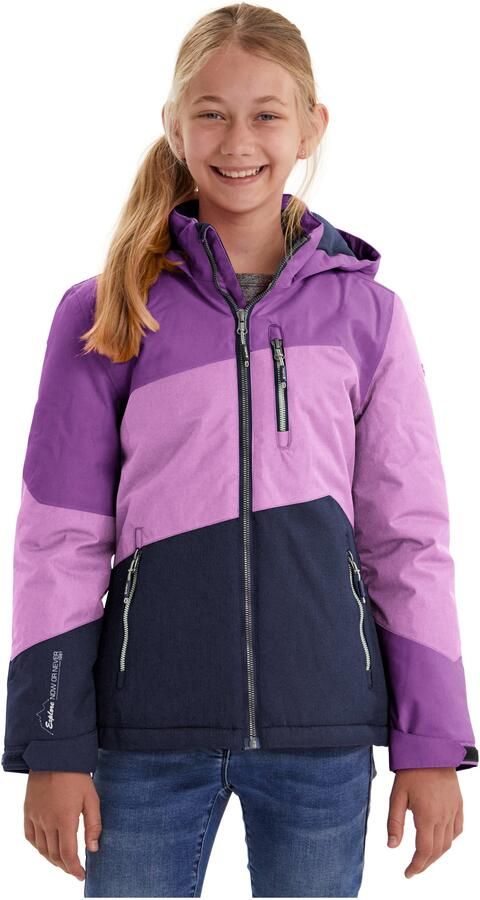 Killtec Outdoorjack Lynge GRLS JCKT B Waterdichte winterjas met capuchon fleece verstelbare mouwen - Foto 11