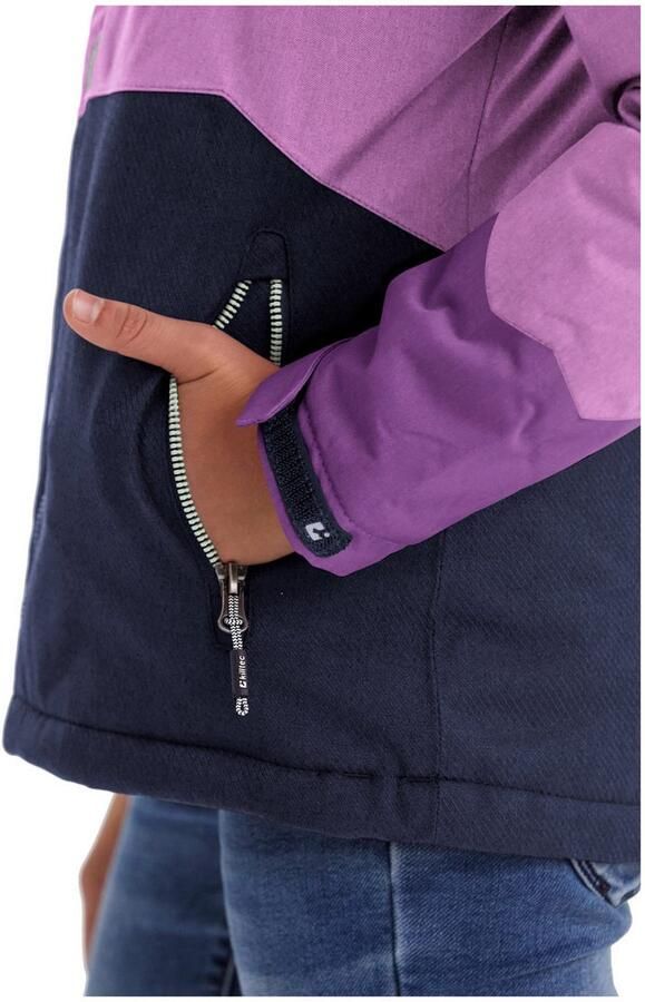 Killtec Outdoorjack Lynge GRLS JCKT B Waterdichte winterjas met capuchon fleece verstelbare mouwen - Foto 7