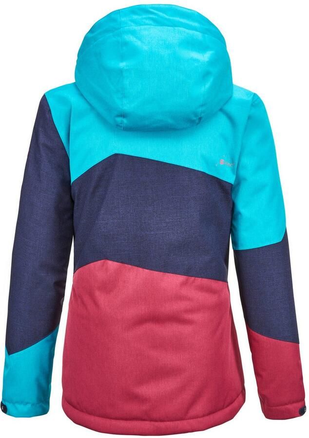 Killtec Outdoorjack Lynge GRLS JCKT B Waterdichte winterjas met capuchon fleece verstelbare mouwen