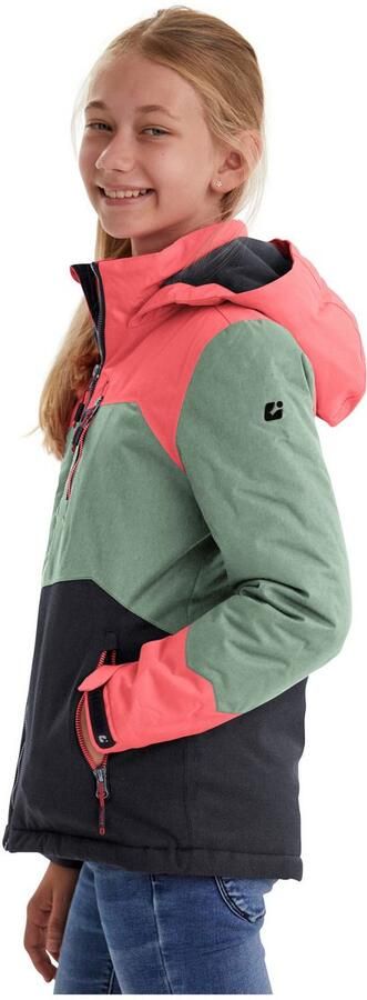 Killtec Outdoorjack Lynge GRLS JCKT B Waterdichte winterjas met capuchon fleece verstelbare mouwen - Foto 10