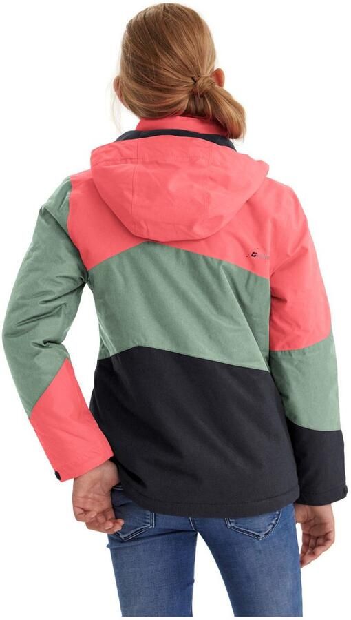 Killtec Outdoorjack Lynge GRLS JCKT B Waterdichte winterjas met capuchon fleece verstelbare mouwen - Foto 8