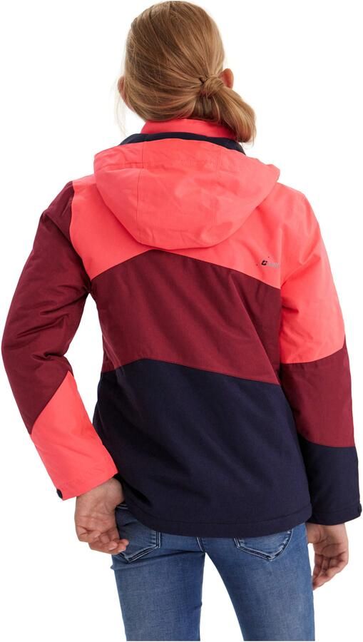 Killtec Outdoorjack Lynge GRLS JCKT B Waterdichte winterjas met capuchon fleece verstelbare mouwen - Foto 5