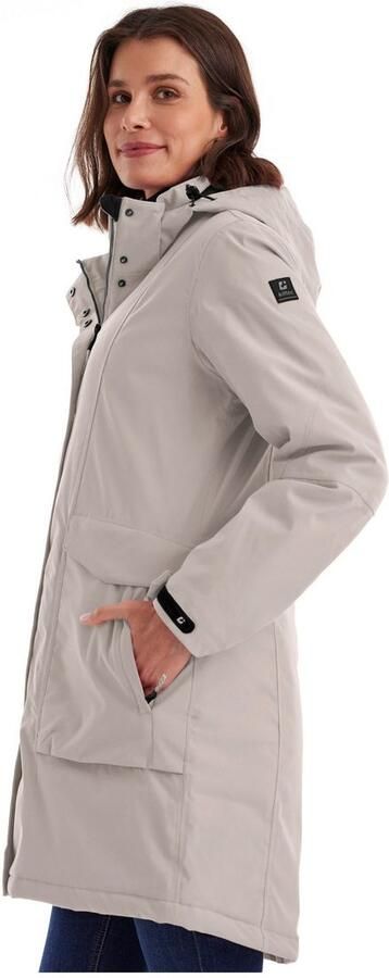 Killtec Parka Dames functionele parka Waterdichte ademende damesparka met afneembare capuchon - Foto 6