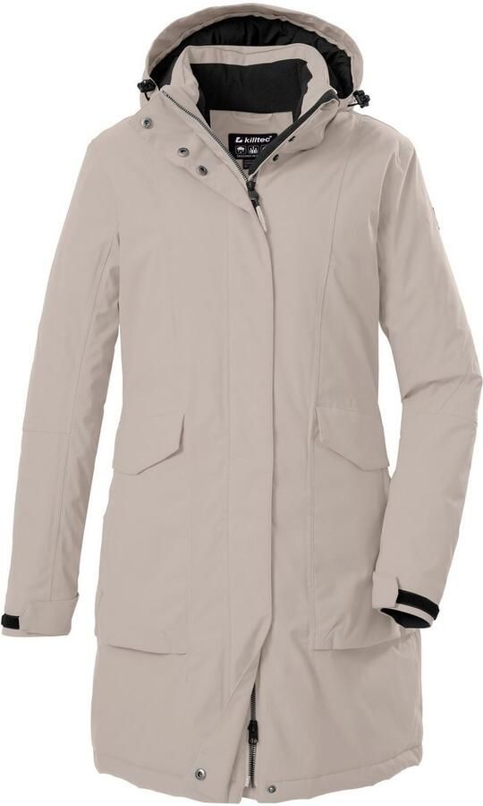 Killtec Parka Dames functionele parka Waterdichte ademende damesparka met afneembare capuchon - Foto 3