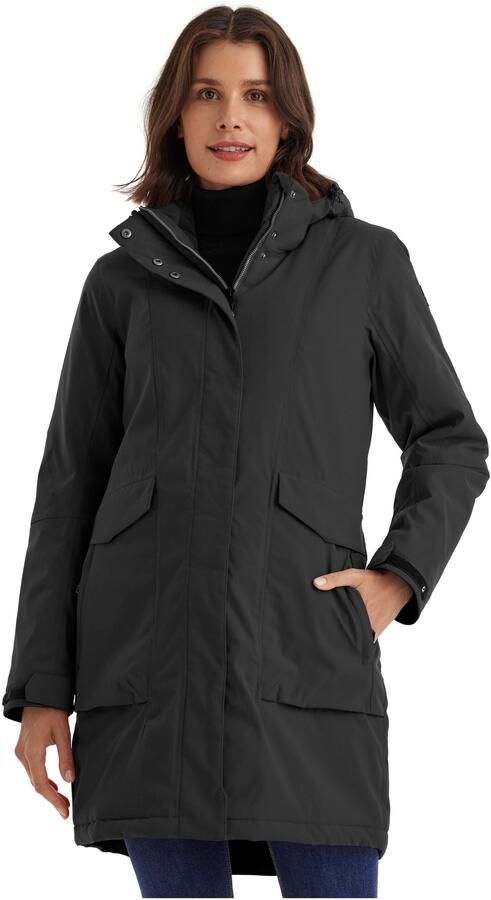 Killtec Parka Dames functionele parka Waterdichte ademende damesparka met afneembare capuchon - Foto 7