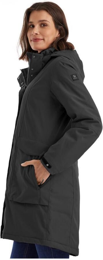 Killtec Parka Dames functionele parka Waterdichte ademende damesparka met afneembare capuchon - Foto 6