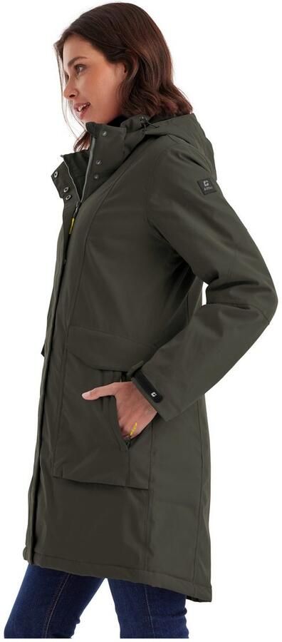 Killtec Parka Dames functionele parka Waterdichte ademende damesparka met afneembare capuchon - Foto 5