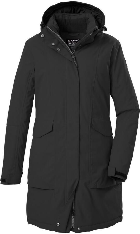 Killtec Parka Dames functionele parka Waterdichte ademende damesparka met afneembare capuchon - Foto 3