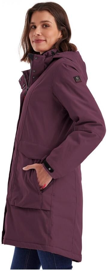 Killtec Parka Dames functionele parka Waterdichte ademende damesparka met afneembare capuchon - Foto 6