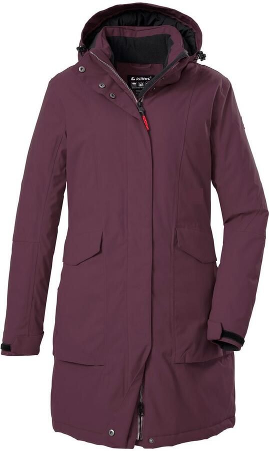 Killtec Parka Dames functionele parka Waterdichte ademende damesparka met afneembare capuchon - Foto 4