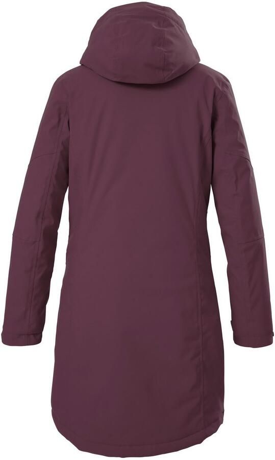 Killtec Parka Dames functionele parka Waterdichte ademende damesparka met afneembare capuchon - Foto 3