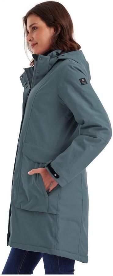 Killtec Parka Dames functionele parka Waterdichte ademende damesparka met afneembare capuchon - Foto 6