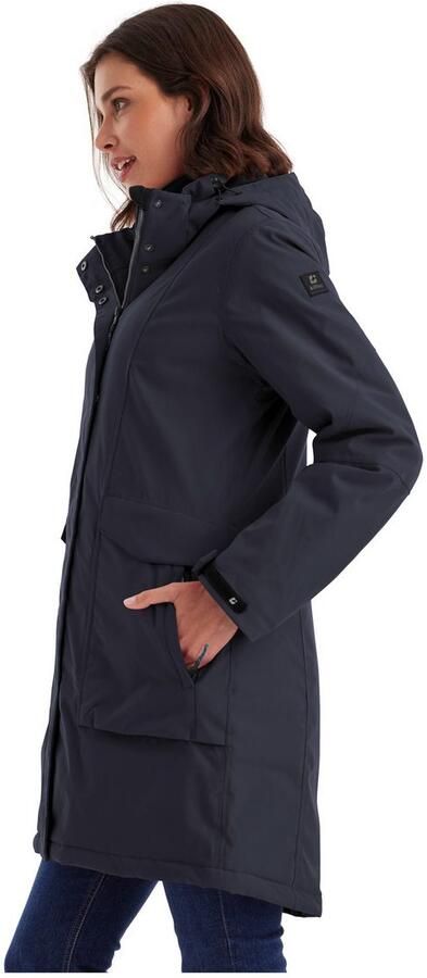 Killtec Parka Dames functionele parka Waterdichte ademende damesparka met afneembare capuchon - Foto 6