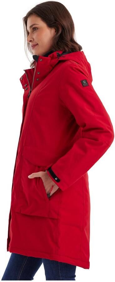 Killtec Parka Dames functionele parka Waterdichte ademende damesparka met afneembare capuchon - Foto 6