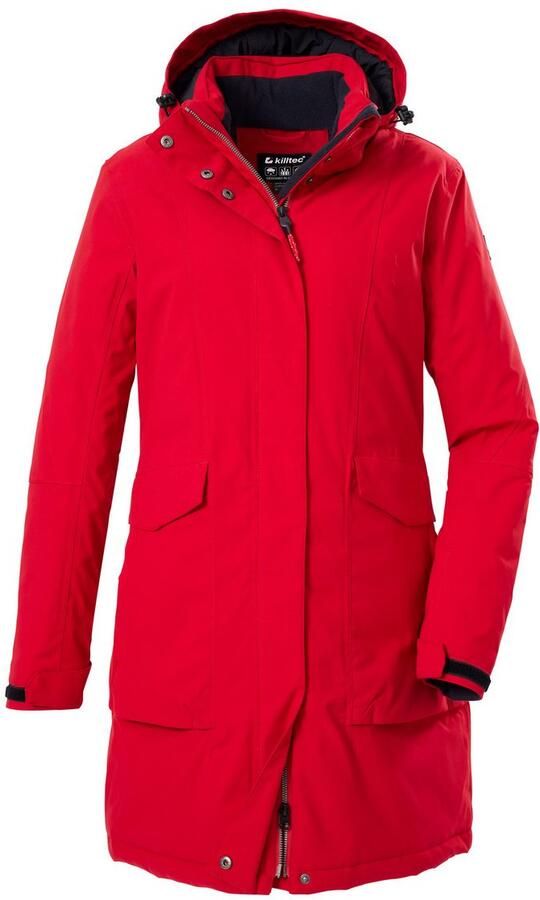 Killtec Parka Dames functionele parka Waterdichte ademende damesparka met afneembare capuchon - Foto 3