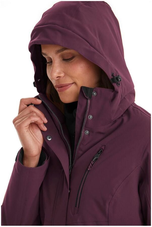 Killtec Parka KOW 165 WMN PRK Water- en winddichte parka met teddyfleece en afneembare capuchon - Foto 4