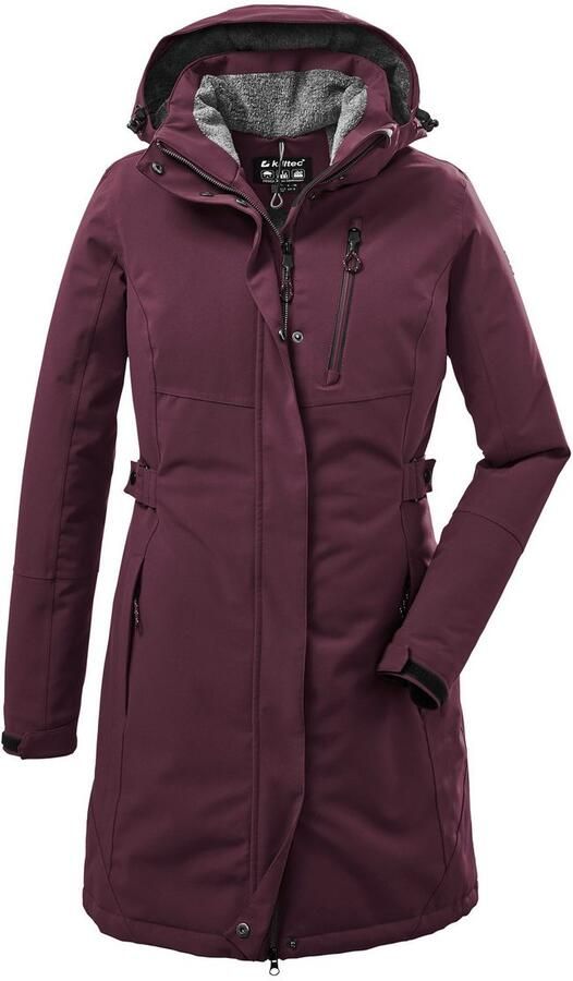 Killtec Parka KOW 165 WMN PRK Water- en winddichte parka met teddyfleece en afneembare capuchon - Foto 6