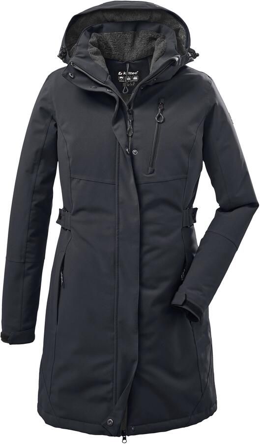 Killtec Parka KOW 165 WMN PRK Water- en winddichte parka met teddyfleece en afneembare capuchon - Foto 4
