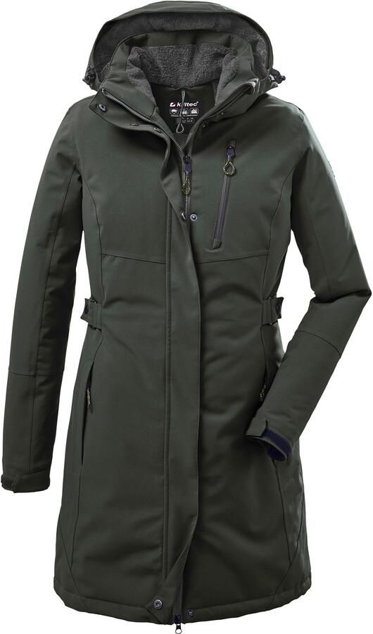 Killtec Parka KOW 165 WMN PRK Water- en winddichte parka met teddyfleece en afneembare capuchon - Foto 4