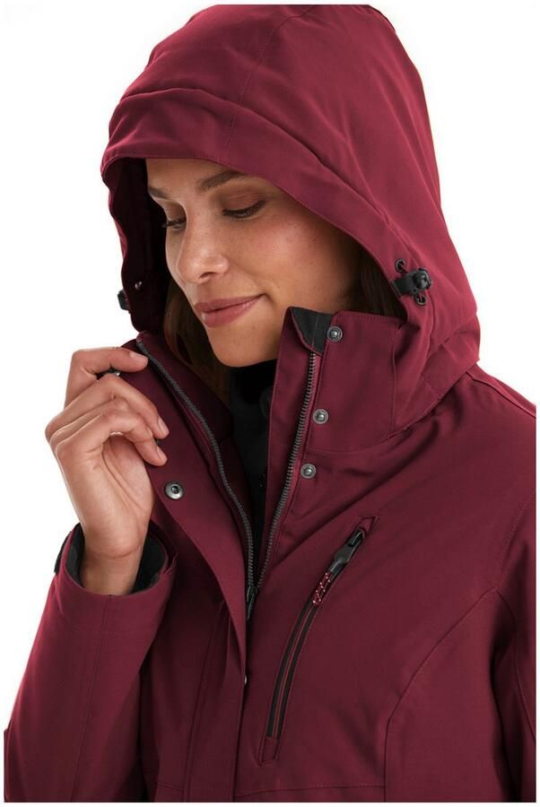 Killtec Parka KOW 165 WMN PRK Water- en winddichte parka met teddyfleece en afneembare capuchon - Foto 5