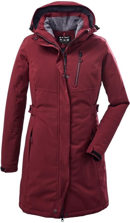Killtec Parka KOW 165 WMN PRK Water- en winddichte parka met teddyfleece en afneembare capuchon - Foto 6