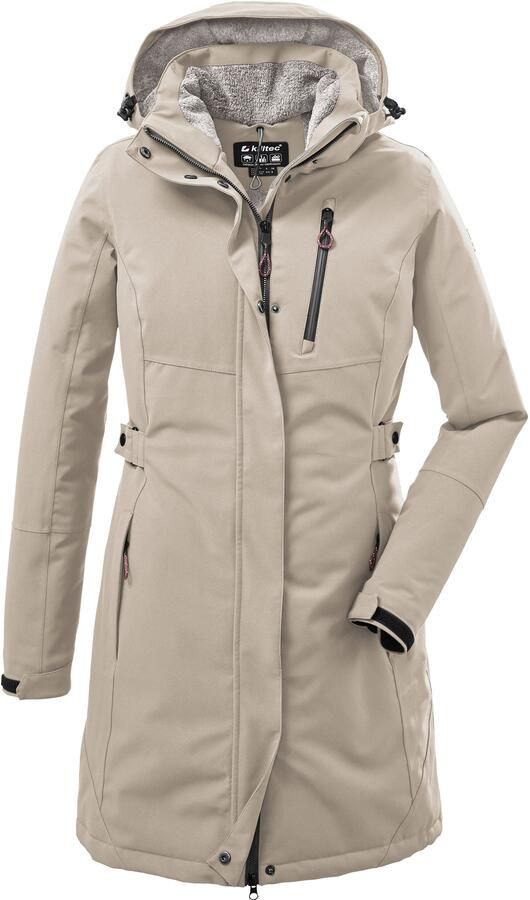 Killtec Parka KOW 165 WMN PRK Water- en winddichte parka met teddyfleece en afneembare capuchon - Foto 6